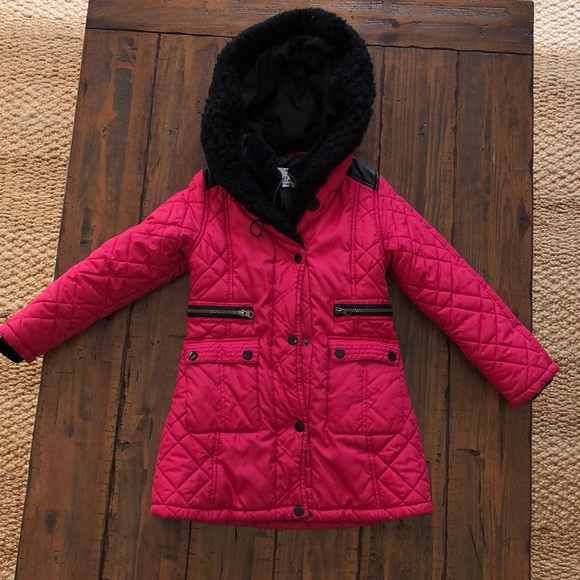 kc collections Other - Pink quilted puffer coat by KC Collections